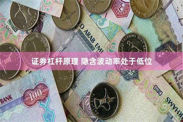 证券杠杆原理 隐含波动率处于低位