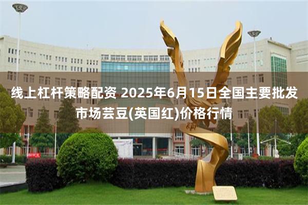 线上杠杆策略配资 2025年6月15日全国主要批发市场芸豆(英国红)价格行情