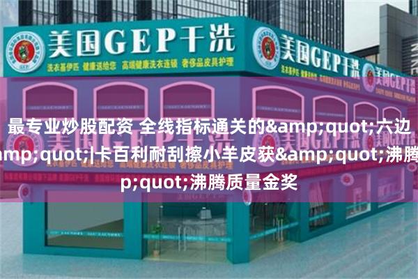 最专业炒股配资 全线指标通关的&quot;六边形战士&quot;|卡百利耐刮擦小羊皮获&quot;沸腾质量金奖