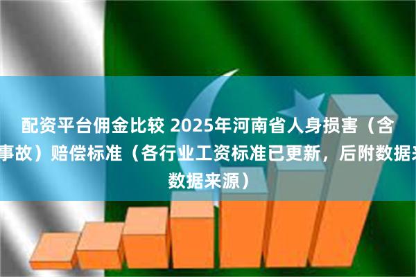 配资平台佣金比较 2025年河南省人身损害（含交通事故）赔偿标准（各行业工资标准已更新，后附数据来源）